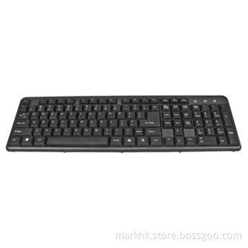 Wired Standard Keyboard, Supports Microsoft's Windows 9X/Me/XP/2000, 7/Vista